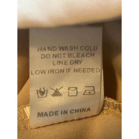 NWOT M.N.I. Los Angeles Women's Tan Dress Pants Front Seam Size Small - Picture 3 of 6